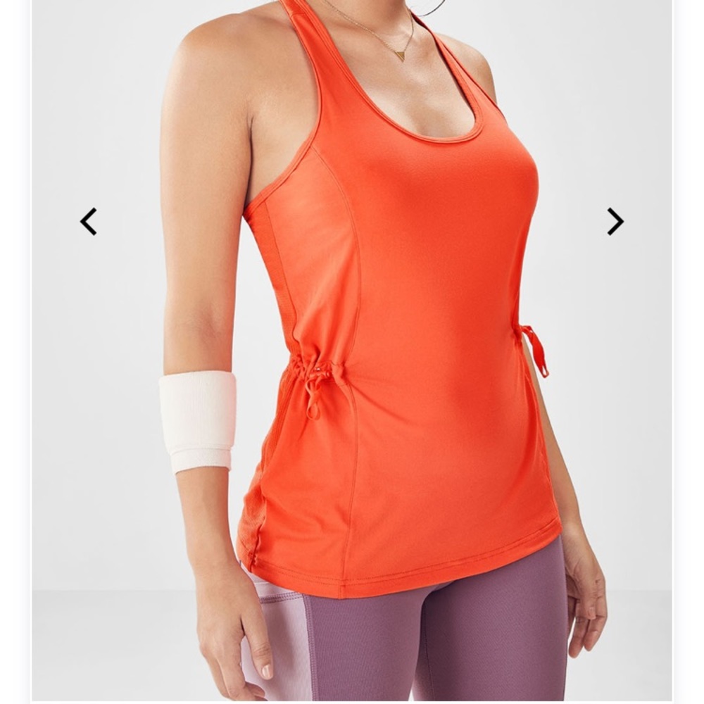 NWT Fabletics Lana Tank in Tangerine